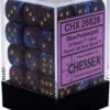 Gemini 12mm D6: Blue & Purple With Gold (36) -Atomicempire Outlet 004148164663 big