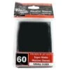 Monster Small Deck Protector Sleeves: Flat Matte - Black (60)