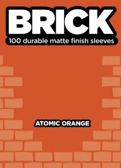 Brick Sleeves: Atomic Orange (100)