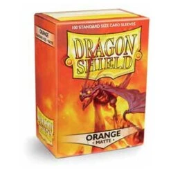 Dragon Shields: Matte Orange Sleeves (100)