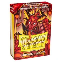 Dragon Shields Mini-Sleeves: Matte Crimson (60)