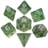 Ethereal: 10mm Poly Set - Green With White (7) -Atomicempire Outlet 022631026275 big