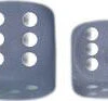 16mm D6 Frosted: Blue With White (36)