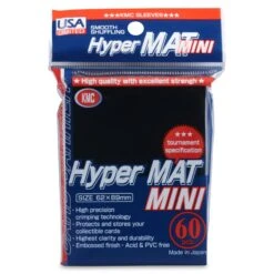 Hyper Matte Mini Sleeves: USA Pack - Black (60)