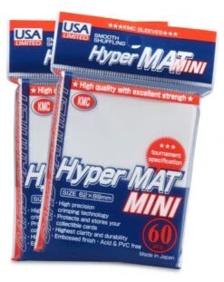 Hyper Matte Mini Sleeves: USA Pack - White (60)