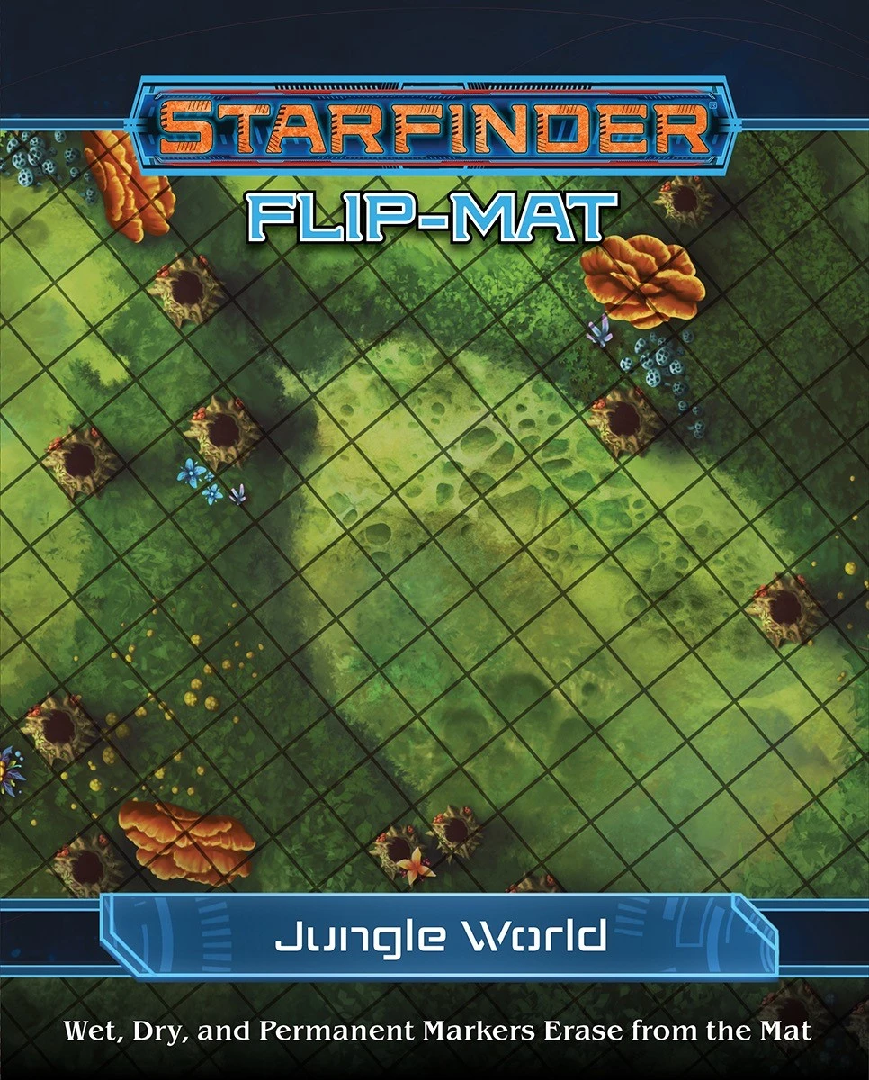 Starfinder Flip-Mat: Jungle World 3 Starfinder Flip-Mat: Jungle World