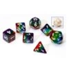 RPG Dice Set: Rainbow Translucent Resin (7) 1 RPG Dice Set: Rainbow Translucent Resin (7) -Atomicempire Outlet 025192091350 big
