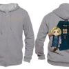 Doctor Who: Thirteenth Doctor Kawaii Tardis Gray Hoodie -Atomicempire Outlet 025490552948 big