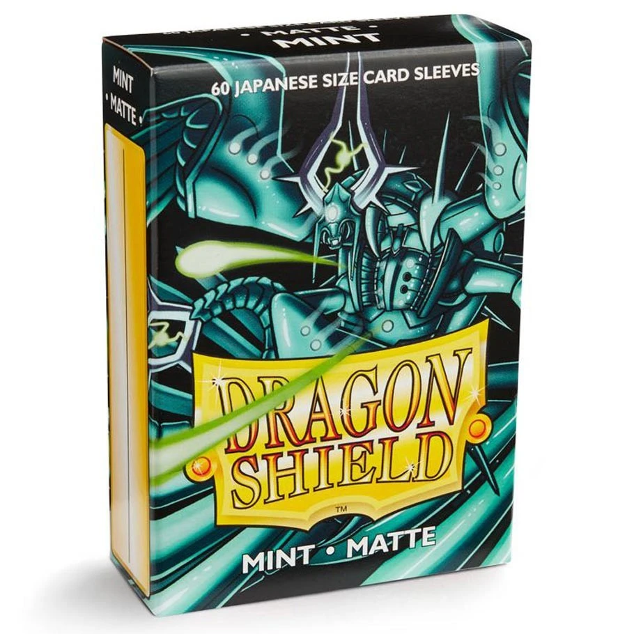 Dragon Shields Mini-Sleeves: Matte Mint (60) 3 Dragon Shields Mini-Sleeves: Matte Mint (60)