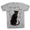 Black Magick: Hawthorne Cat Gray T-Shirt -Atomicempire Outlet 025705738482 big