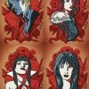 Red Sonja And Vampirella Meet Betty And Veronica Pin Set -Atomicempire Outlet 026050369691 big