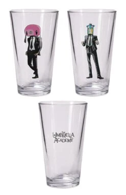 Umbrella Academy: Hazel And Cha Cha Pint Glass Set
