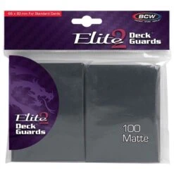 Deck Guard Elite 2 Matte Sleeves (100) - Gray