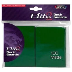 Deck Guard Elite 2 Matte Sleeves (100) - Green