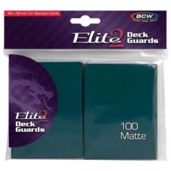 Deck Guard Elite 2 Matte Sleeves (100) - Teal