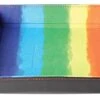 Velvet Folding Dice Tray With Leather Backing: Watercolor Rainbow -Atomicempire Outlet 026888641378 big