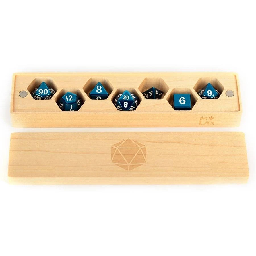 Premium Wood Dice Vault: Maple 3 Premium Wood Dice Vault: Maple