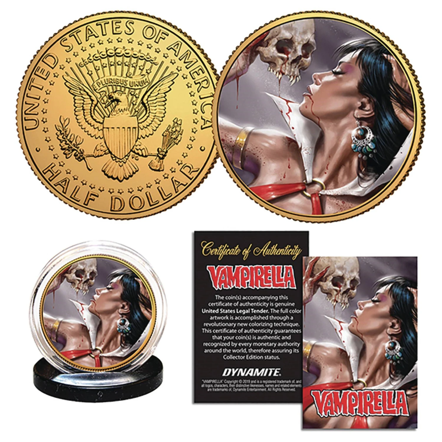Vampirella: Parrillo Collectible Coin 3 Vampirella: Parrillo Collectible Coin