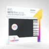 Matte Prime Sleeves: Standard 66mm X 91mm - Black (100)