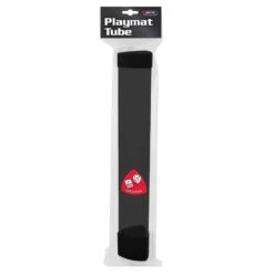 Play Mat Tube With Dice - Smoke With Black Caps