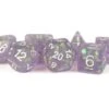 Icy Opal Resin: 16mm Dice Poly Set Purple With Silver (7) -Atomicempire Outlet 028227144784 big