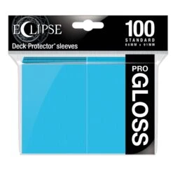 Eclipse Gloss Standard Sleeves - Sky Blue (100)