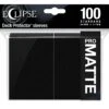 Eclipse Matte Standard Sleeves - Jet Black (100) 2 Eclipse Matte Standard Sleeves - Jet Black (100) -Atomicempire Outlet 029200863241 big