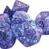 Borealis: Polyhedral Luminary Royal Purple With Gold Set (7) -Atomicempire Outlet 029205009024 big