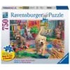 Cute Crafters 750 Piece Puzzle 1 Cute Crafters 750 Piece Puzzle -Atomicempire Outlet 029893651717 big