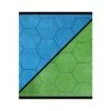 Battlemat: 1 Inch Reversible Blue-Green Hexes 2 Battlemat: 1 Inch Reversible Blue-Green Hexes -Atomicempire Outlet 029923442778 big