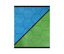 Battlemat: 1 Inch Reversible Blue-Green Hexes
