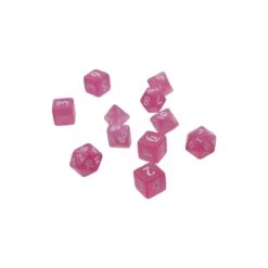Eclipse Poly Dice Set - Hot Pink (11)