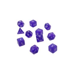 Eclipse Poly Dice Set - Royal Purple (11)