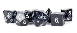 16mm Stone Poly Dice Set: Blue Sandstone (7)
