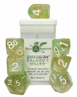 Polyhedral Dice: Diffusion Dragon's Hoard (7)