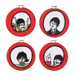 Beatles Cross-Stitch Hoops Vol 4: The Band Portholes