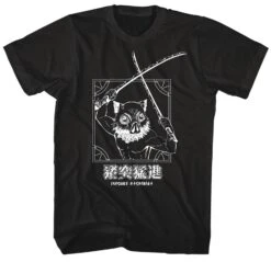 Demon Slayer Kimetsu No Yaiba: Hashibira Black T-Shirt