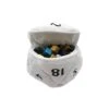 D20 Plush Dice Bag - White -Atomicempire Outlet 030322982773 big