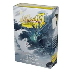 Dragon Shields: Japanese Matte Dual - Snow (60)
