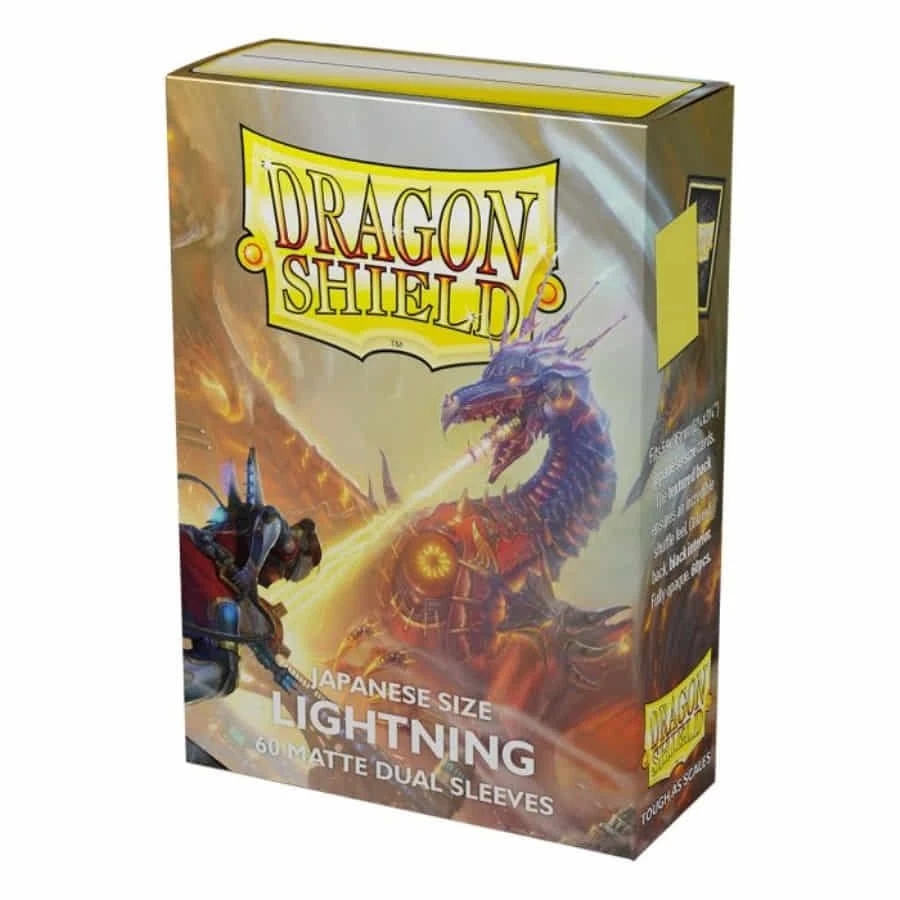 Dragon Shields: Japanese Matte Dual - Lightning (60) 3 Dragon Shields: Japanese Matte Dual - Lightning (60)