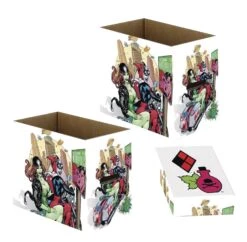 Batman: Harley Quinn And Ivy Short Comic Storage Box