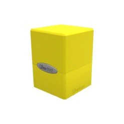 Satin Cube: Lemon Yellow