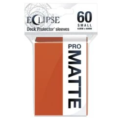 Eclipse Matte Small Sleeves - Pumpkin Orange