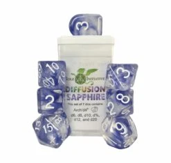 Polyhedral Dice: Diffusion Sapphire (7)