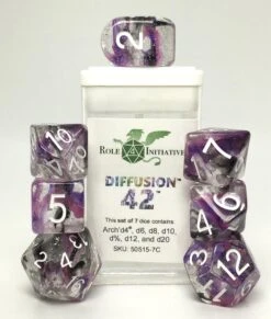Polyhedral Dice: Diffusion Forty Two (7)