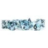 Handcrafted Sharp Edge Resin Dice Set: Captured Frost (7) -Atomicempire Outlet 030640466127 big