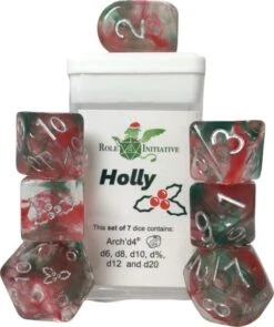 Polyhedral Dice: Diffusion Holly Dice (7)