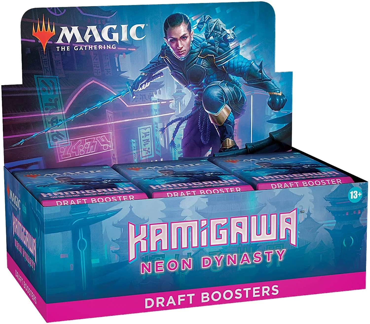 Magic The Gathering CCG: Kamigawa Neon Dynasty Draft Booster Box Display (36) 3 Magic The Gathering CCG: Kamigawa Neon Dynasty Draft Booster Box Display (36)