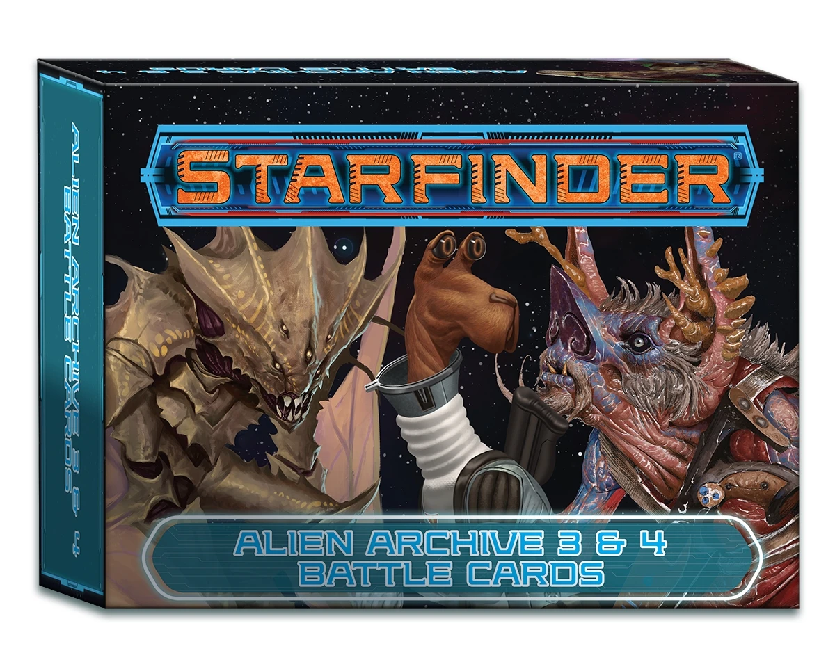 Starfinder RPG: Alien Archive 3 And 4 Battle Cards 3 Starfinder RPG: Alien Archive 3 And 4 Battle Cards