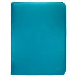 Vivid 9-Pocket Zippered PRO-Binder: Teal